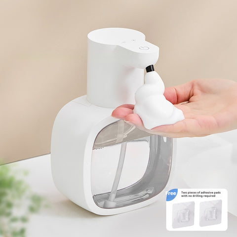 Dispensador Automático de Jabón – 500ml (con adhesivos de pared)