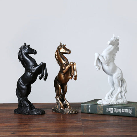 Estatua Decorativa de Caballo en Resina