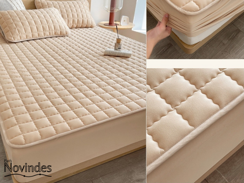 Sábana ajustable con fundas de almohada – Estilo moderno y suave