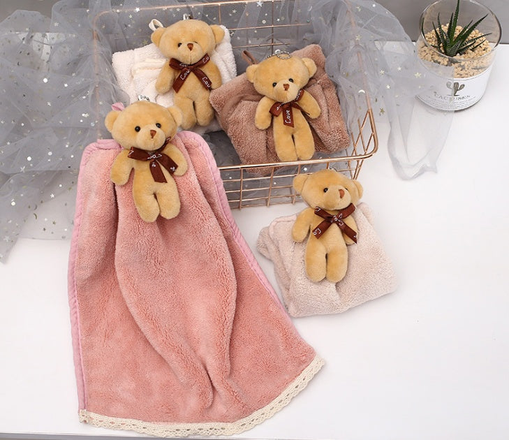 Toalla de baño con diseño de osito de peluche