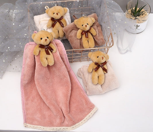 Toalla de baño con diseño de osito de peluche