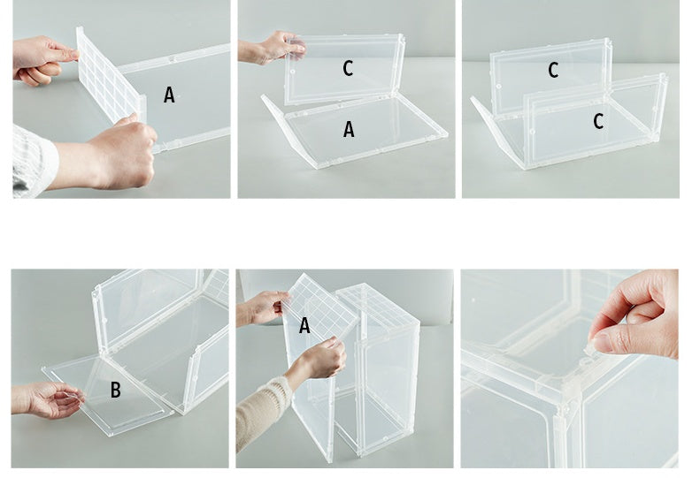 Caja Organizadora de Zapatos Apilable