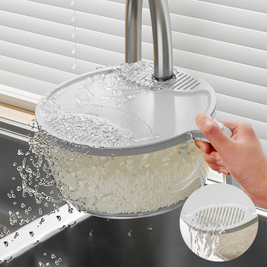 Cesta de lavado multifuncional para frutas y verduras